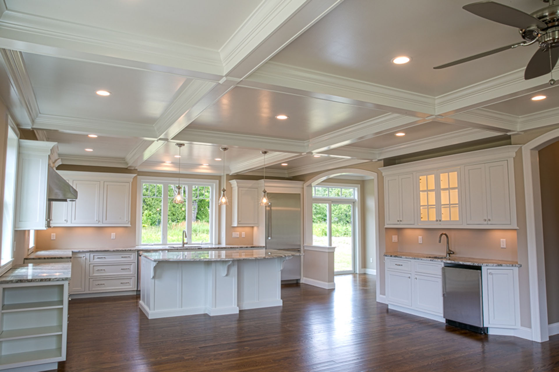 Custom Tray Ceiling in Kitchen 2